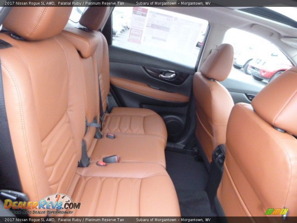 Rear Seat of 2017 Nissan Rogue SL AWD Photo #5