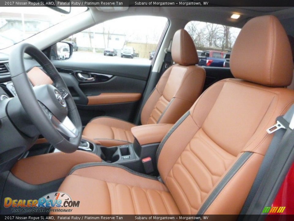 Front Seat of 2017 Nissan Rogue SL AWD Photo #13