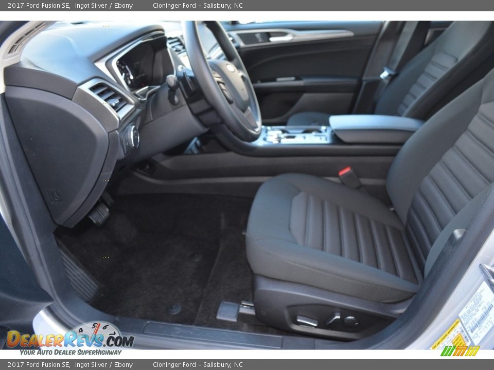2017 Ford Fusion SE Ingot Silver / Ebony Photo #6