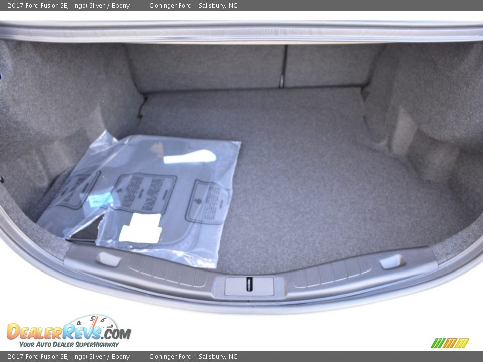 2017 Ford Fusion SE Ingot Silver / Ebony Photo #9