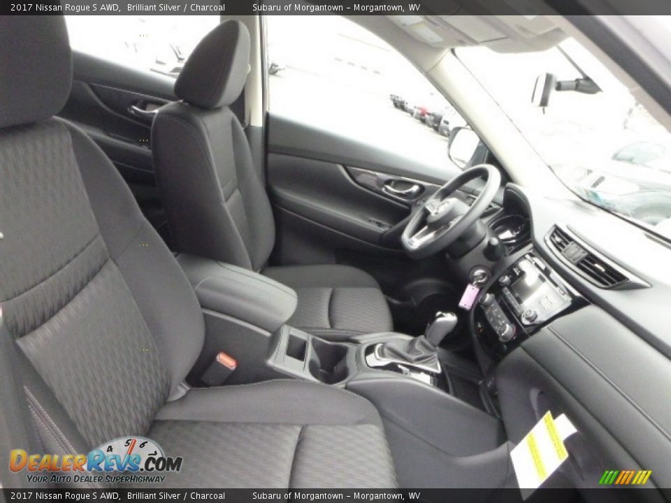 Front Seat of 2017 Nissan Rogue S AWD Photo #3