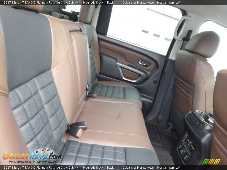 Rear Seat of 2017 Nissan TITAN XD Platinum Reserve Crew Cab 4x4 Photo #5