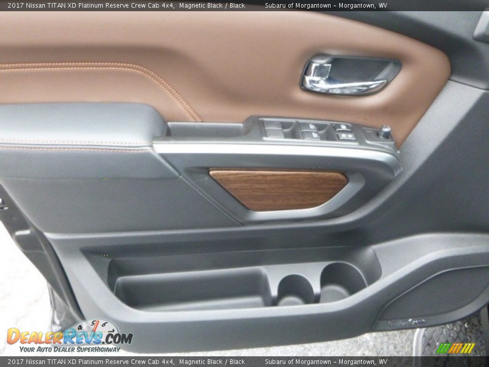 Door Panel of 2017 Nissan TITAN XD Platinum Reserve Crew Cab 4x4 Photo #13