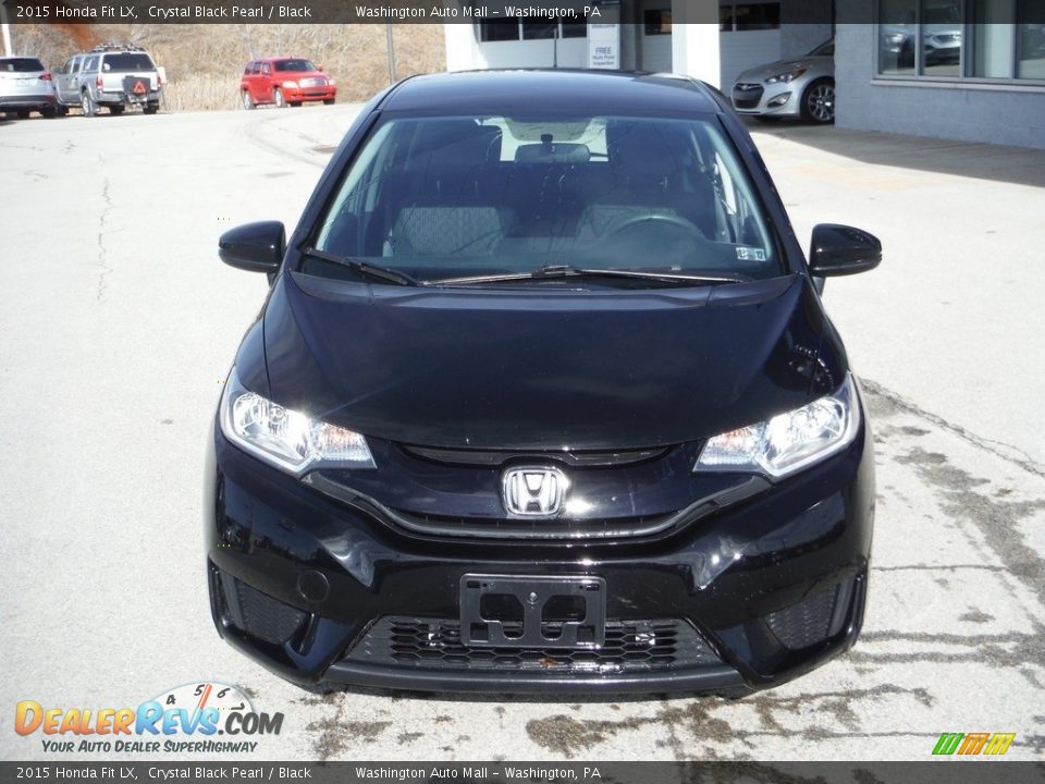 2015 Honda Fit LX Crystal Black Pearl / Black Photo #4