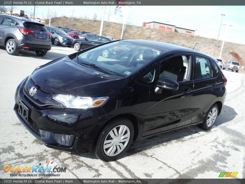 2015 Honda Fit LX Crystal Black Pearl / Black Photo #5