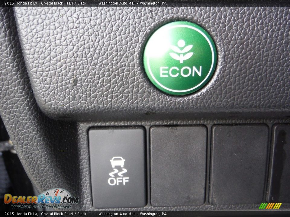 2015 Honda Fit LX Crystal Black Pearl / Black Photo #12