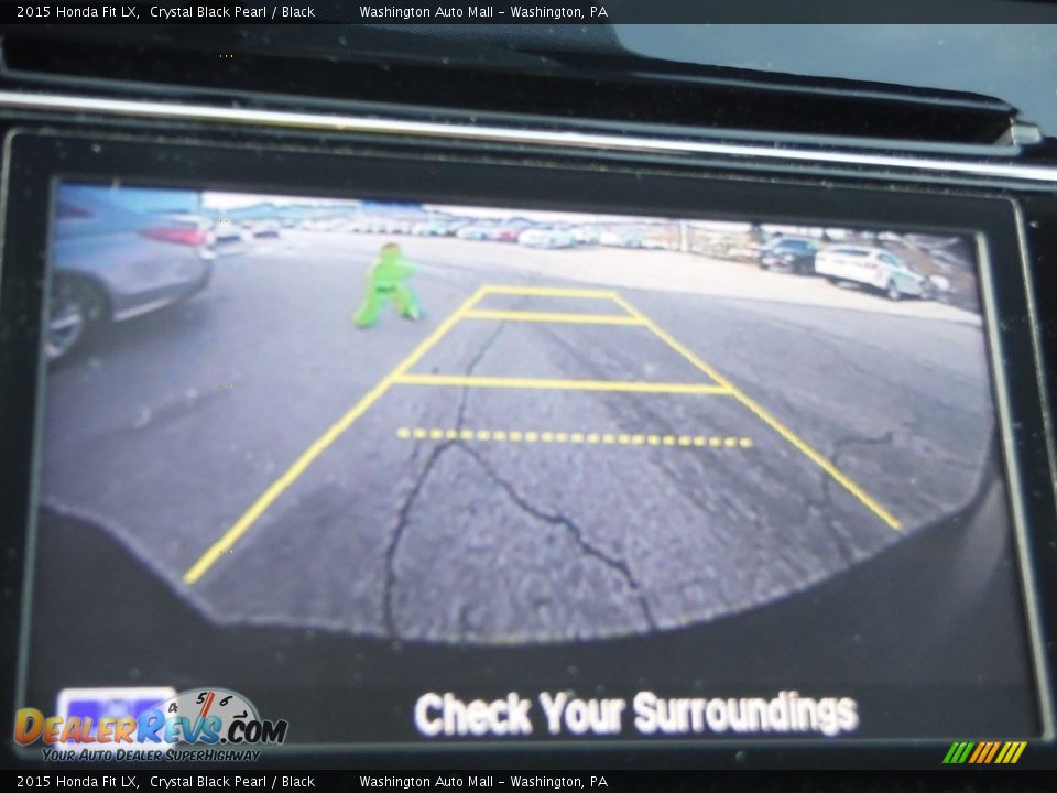 2015 Honda Fit LX Crystal Black Pearl / Black Photo #14