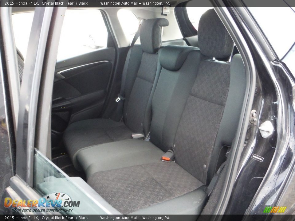 2015 Honda Fit LX Crystal Black Pearl / Black Photo #17