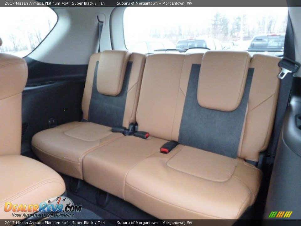 Rear Seat of 2017 Nissan Armada Platinum 4x4 Photo #9