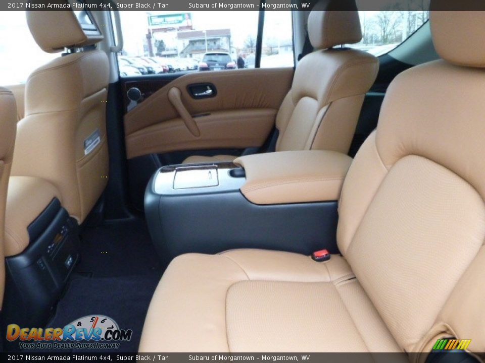 Rear Seat of 2017 Nissan Armada Platinum 4x4 Photo #10
