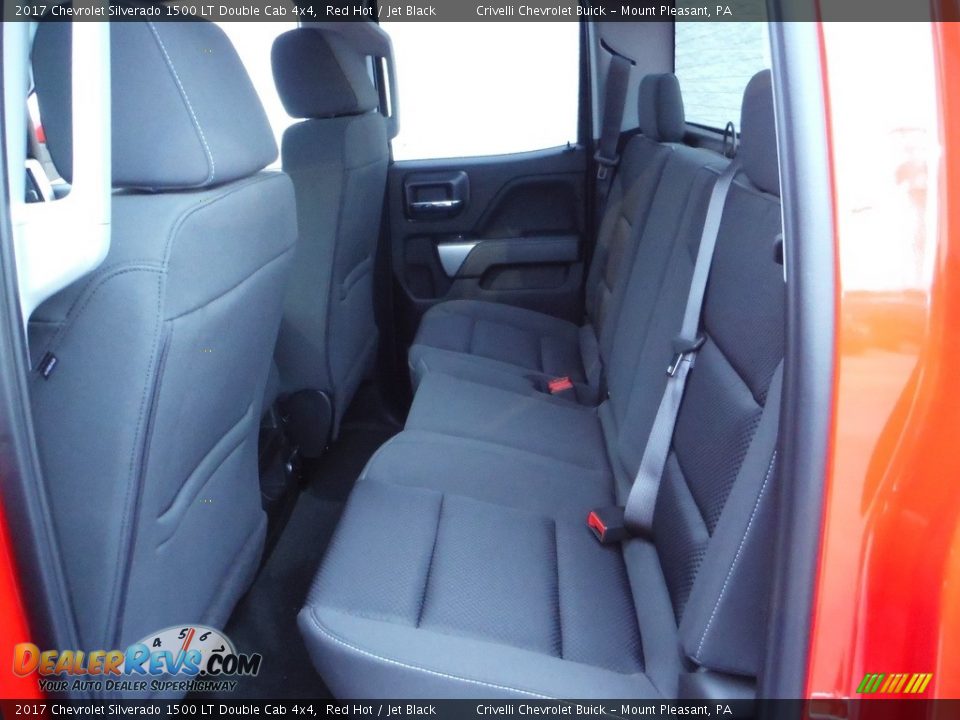 2017 Chevrolet Silverado 1500 LT Double Cab 4x4 Red Hot / Jet Black Photo #17