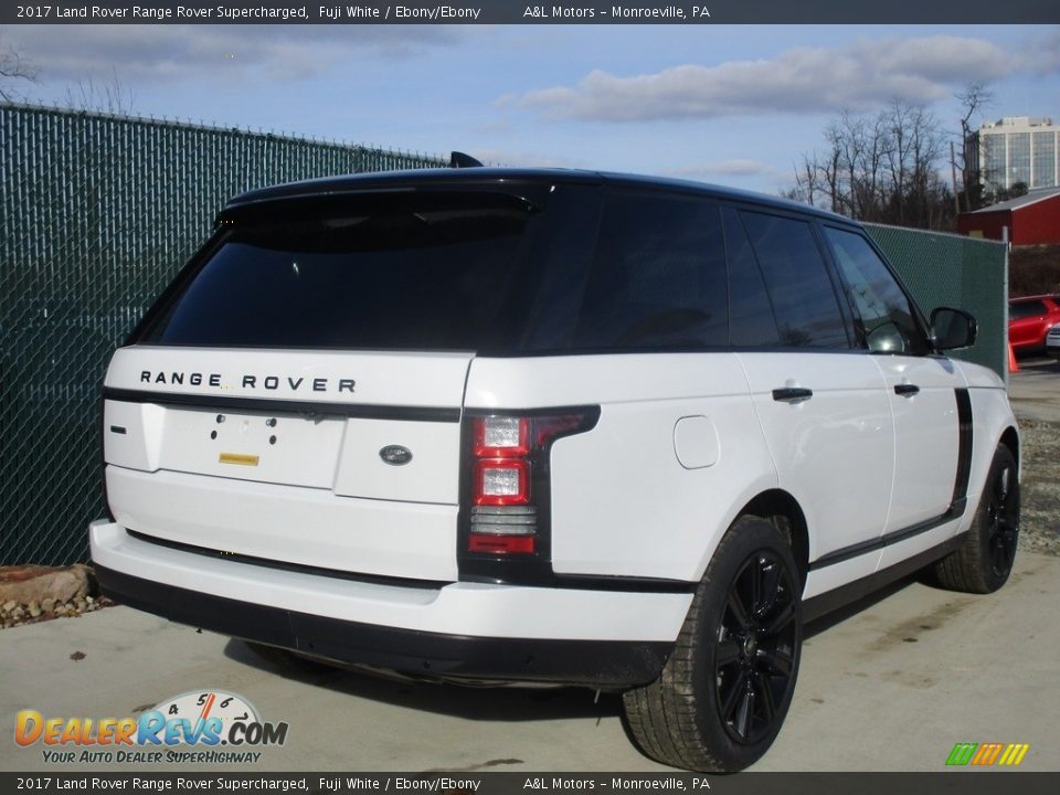2017 Land Rover Range Rover Supercharged Fuji White / Ebony/Ebony Photo #4
