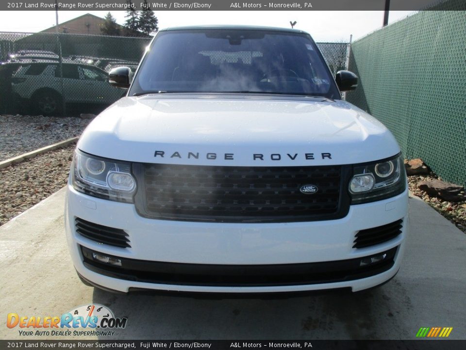 2017 Land Rover Range Rover Supercharged Fuji White / Ebony/Ebony Photo #6