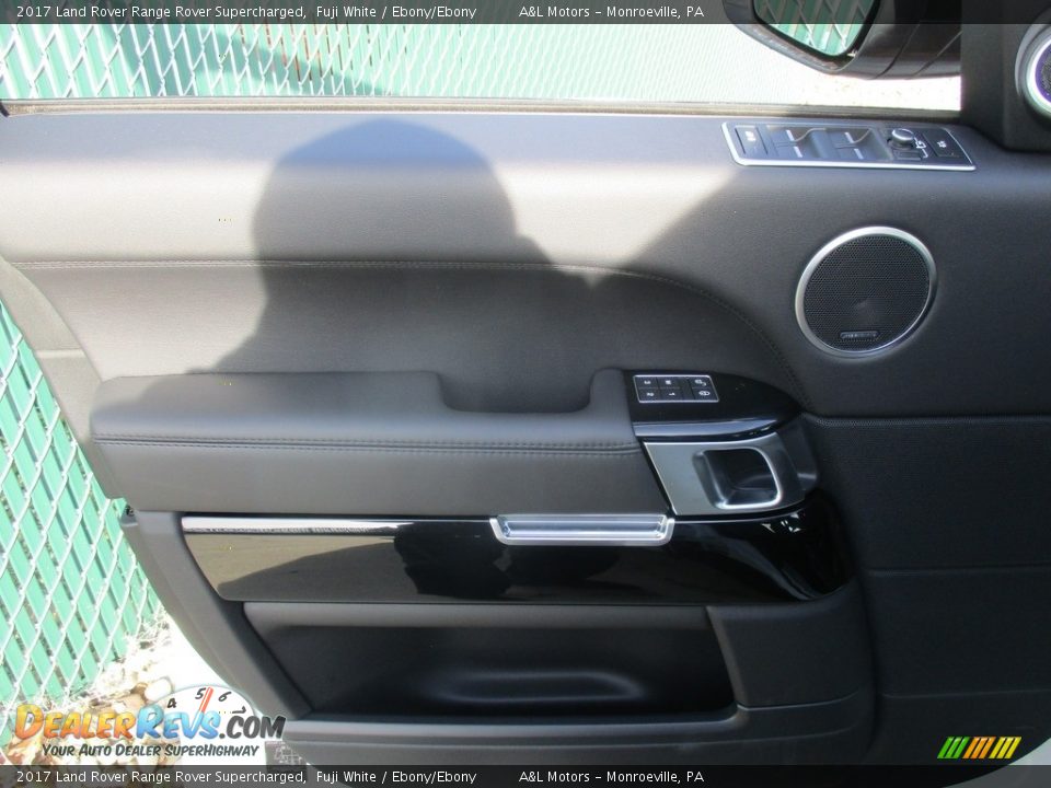 2017 Land Rover Range Rover Supercharged Fuji White / Ebony/Ebony Photo #9