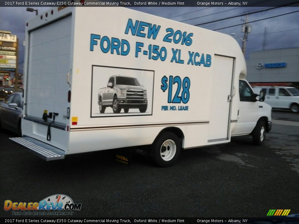 2017 Ford E Series Cutaway E350 Cutaway Commercial Moving Truck Oxford White / Medium Flint Photo #4