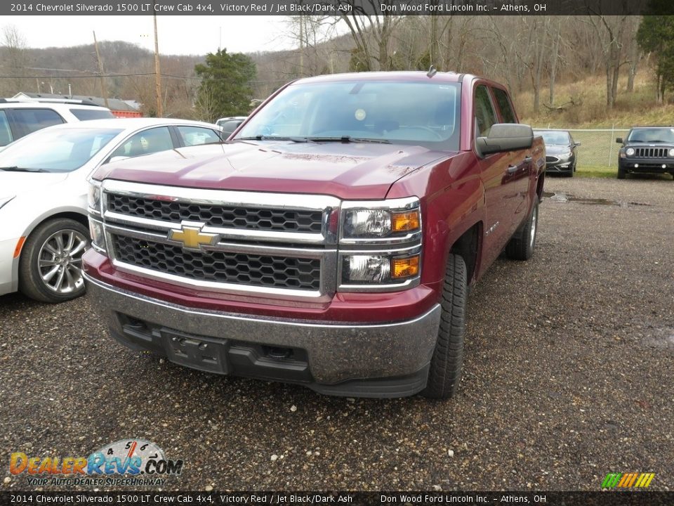 2014 Chevrolet Silverado 1500 LT Crew Cab 4x4 Victory Red / Jet Black/Dark Ash Photo #3