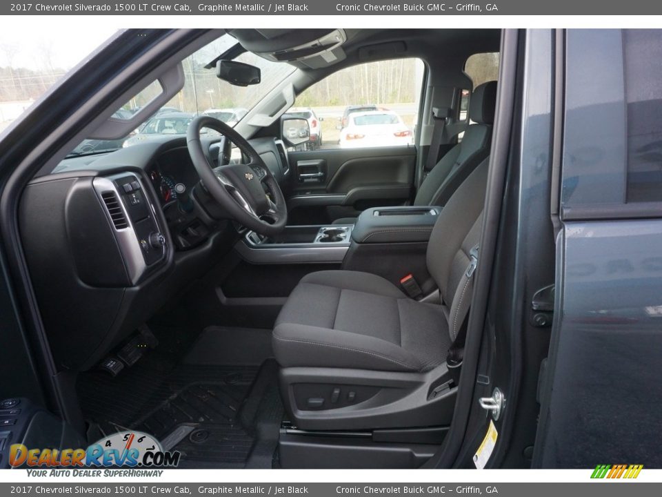 2017 Chevrolet Silverado 1500 LT Crew Cab Graphite Metallic / Jet Black Photo #9