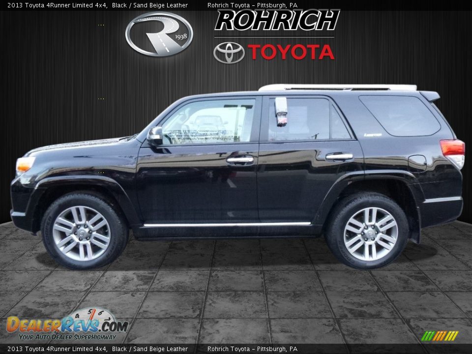 2013 Toyota 4Runner Limited 4x4 Black / Sand Beige Leather Photo #4