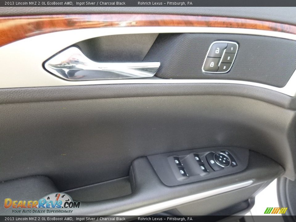 2013 Lincoln MKZ 2.0L EcoBoost AWD Ingot Silver / Charcoal Black Photo #19