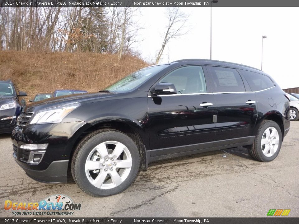 2017 Chevrolet Traverse LT AWD Mosaic Black Metallic / Ebony Photo #1