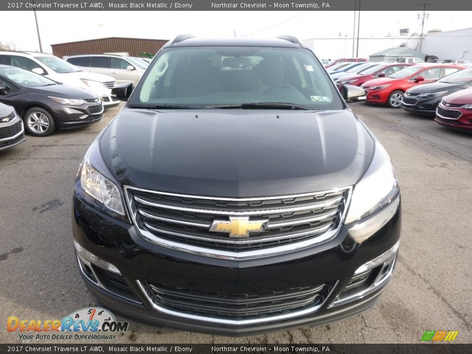 2017 Chevrolet Traverse LT AWD Mosaic Black Metallic / Ebony Photo #2