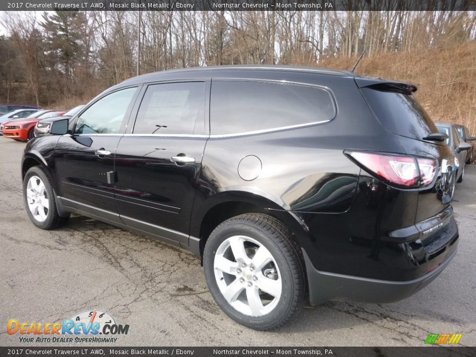 2017 Chevrolet Traverse LT AWD Mosaic Black Metallic / Ebony Photo #7