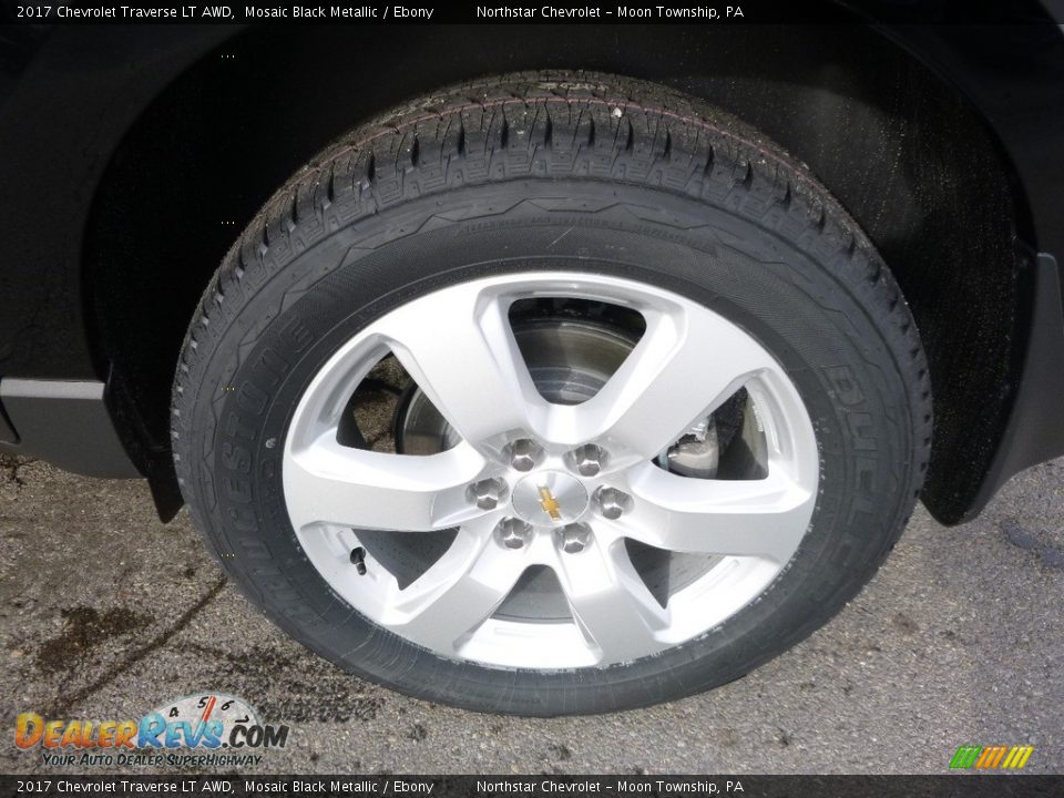 2017 Chevrolet Traverse LT AWD Mosaic Black Metallic / Ebony Photo #9
