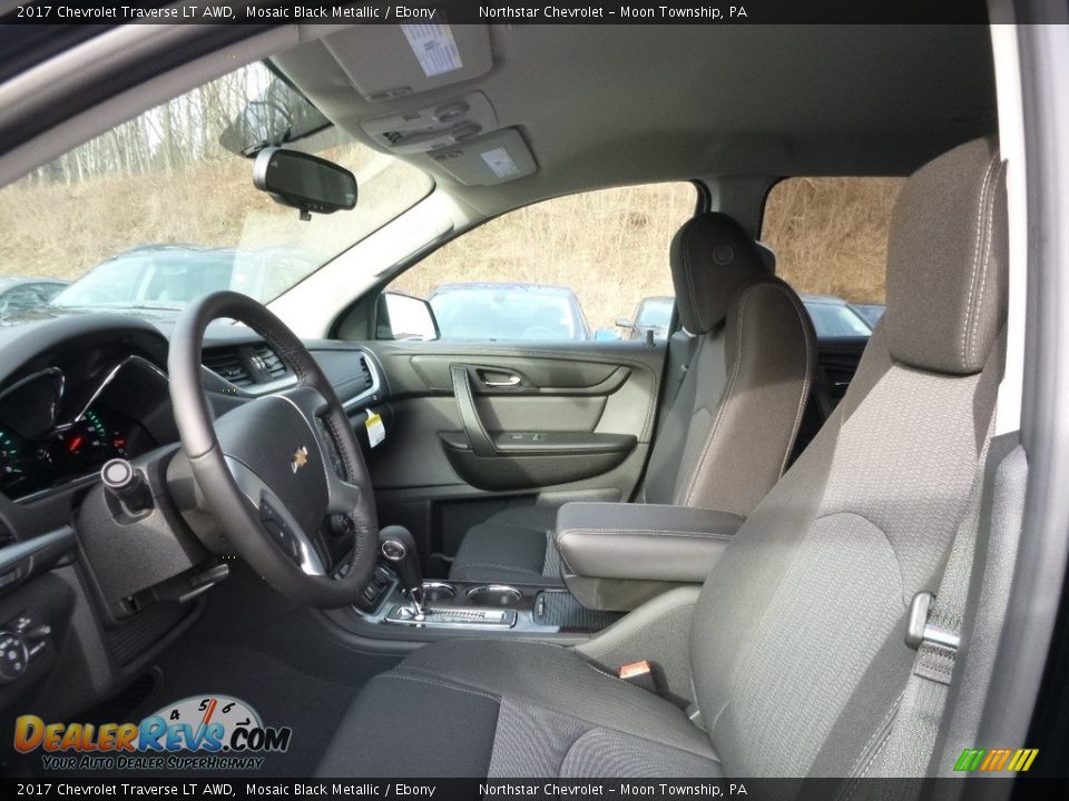 2017 Chevrolet Traverse LT AWD Mosaic Black Metallic / Ebony Photo #10
