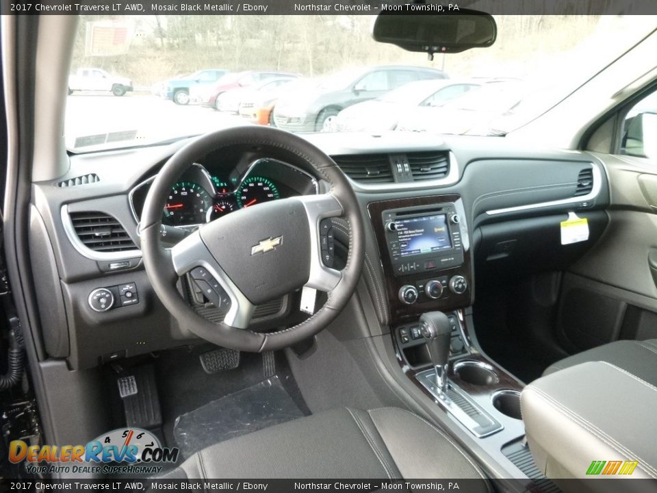 2017 Chevrolet Traverse LT AWD Mosaic Black Metallic / Ebony Photo #13