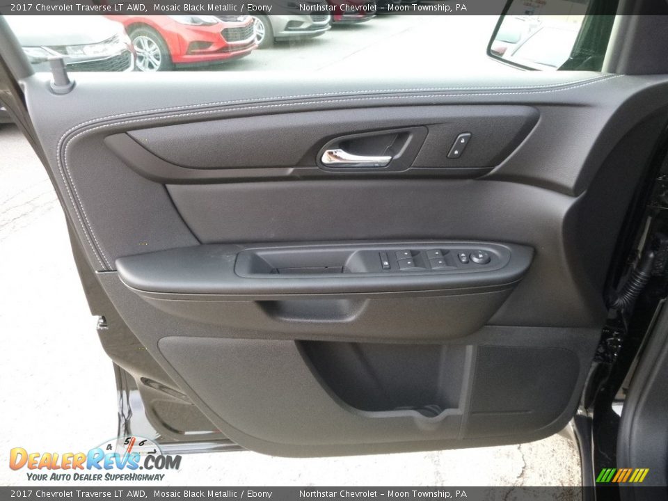 2017 Chevrolet Traverse LT AWD Mosaic Black Metallic / Ebony Photo #14
