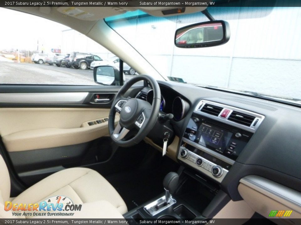 2017 Subaru Legacy 2.5i Premium Tungsten Metallic / Warm Ivory Photo #4