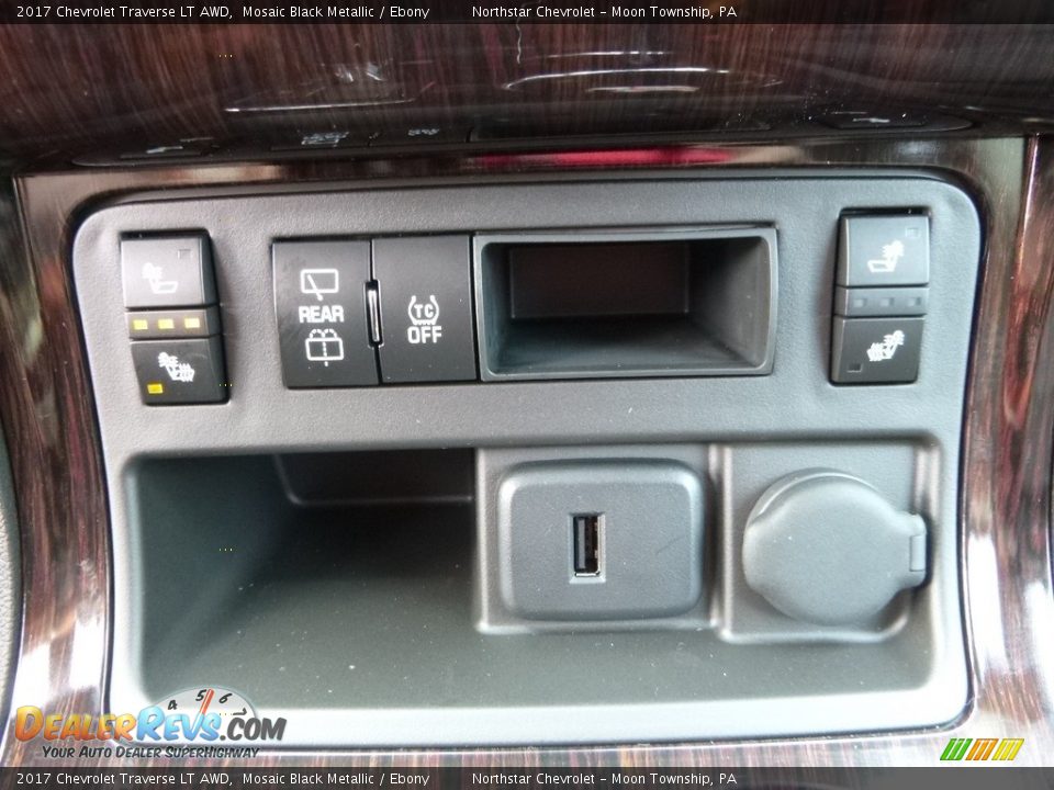 2017 Chevrolet Traverse LT AWD Mosaic Black Metallic / Ebony Photo #19