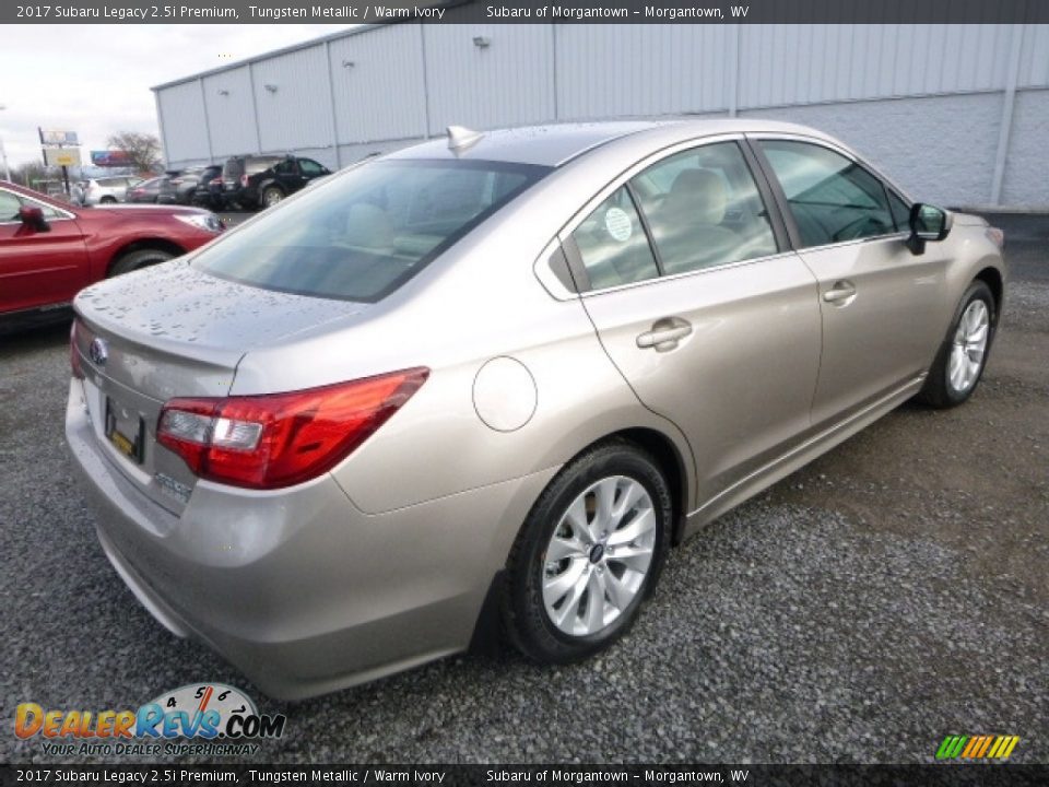 2017 Subaru Legacy 2.5i Premium Tungsten Metallic / Warm Ivory Photo #7