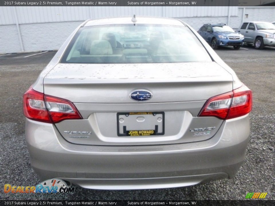 2017 Subaru Legacy 2.5i Premium Tungsten Metallic / Warm Ivory Photo #8