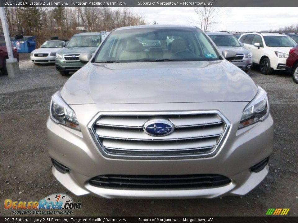 2017 Subaru Legacy 2.5i Premium Tungsten Metallic / Warm Ivory Photo #12