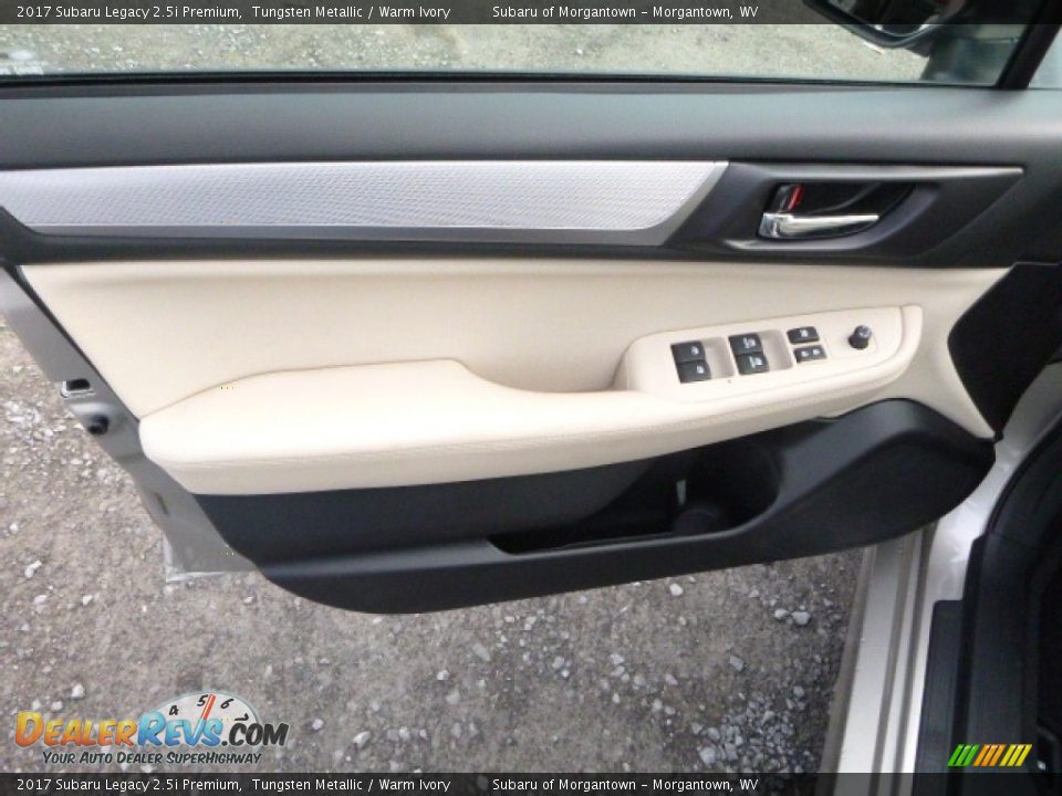 2017 Subaru Legacy 2.5i Premium Tungsten Metallic / Warm Ivory Photo #13