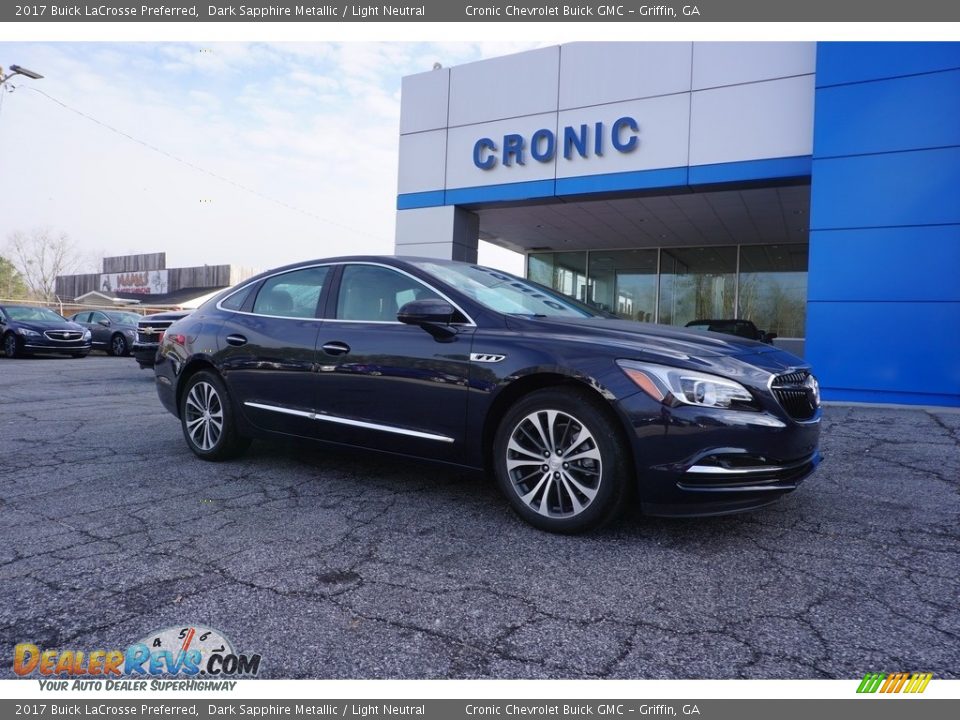 2017 Buick LaCrosse Preferred Dark Sapphire Metallic / Light Neutral Photo #1