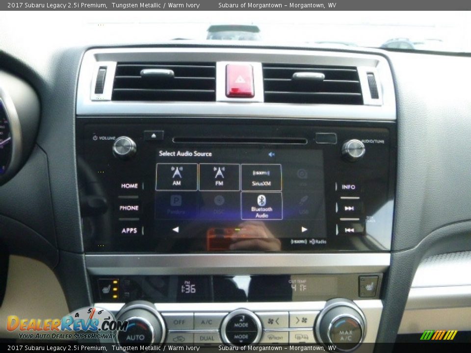 2017 Subaru Legacy 2.5i Premium Tungsten Metallic / Warm Ivory Photo #17