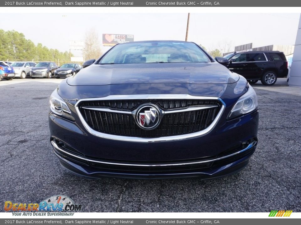 2017 Buick LaCrosse Preferred Dark Sapphire Metallic / Light Neutral Photo #2