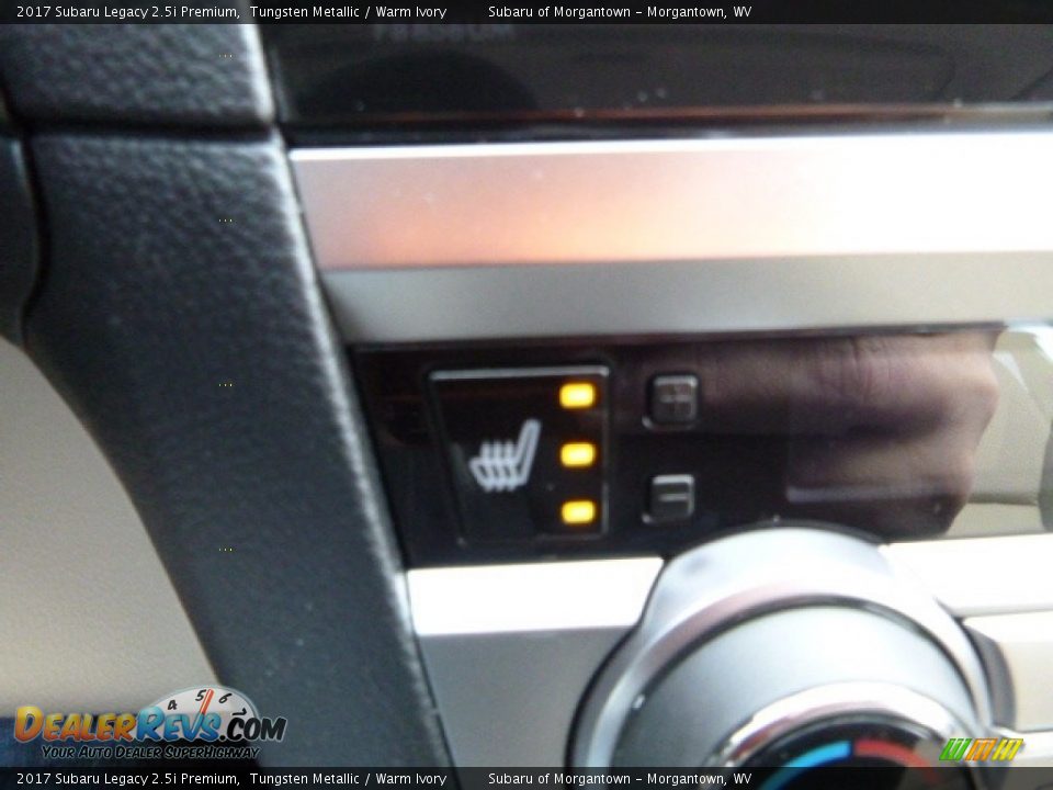 2017 Subaru Legacy 2.5i Premium Tungsten Metallic / Warm Ivory Photo #19