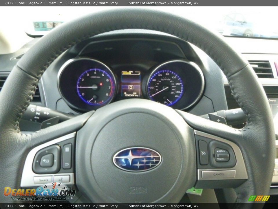 2017 Subaru Legacy 2.5i Premium Tungsten Metallic / Warm Ivory Photo #20