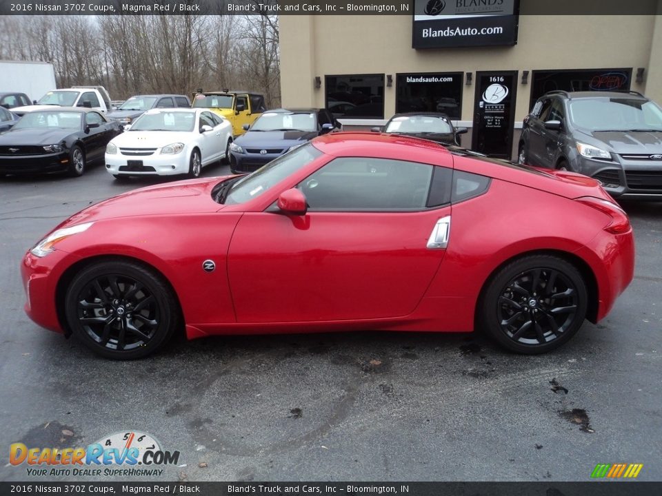 2016 Nissan 370Z Coupe Magma Red / Black Photo #1