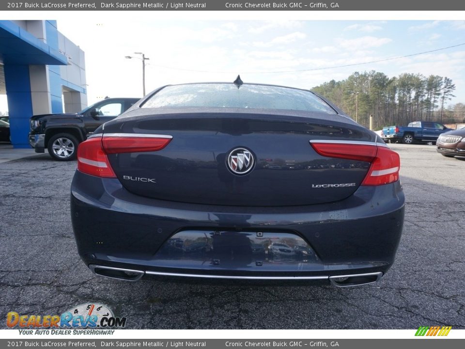 2017 Buick LaCrosse Preferred Dark Sapphire Metallic / Light Neutral Photo #6