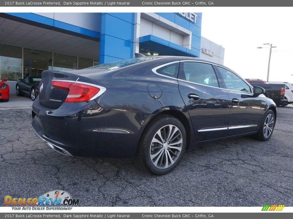 2017 Buick LaCrosse Preferred Dark Sapphire Metallic / Light Neutral Photo #7
