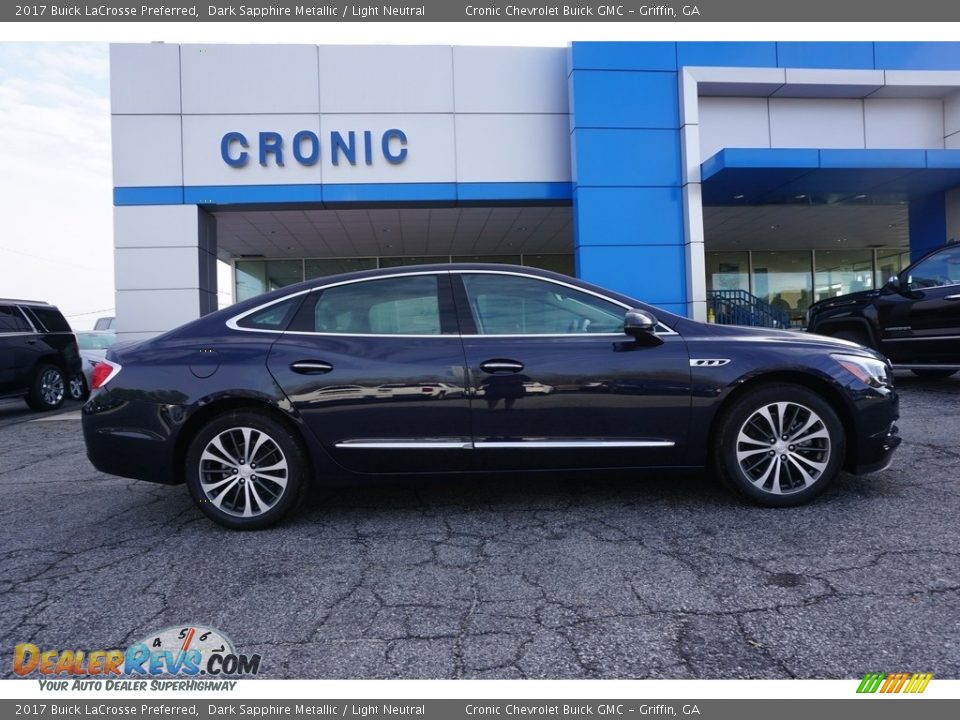 2017 Buick LaCrosse Preferred Dark Sapphire Metallic / Light Neutral Photo #8