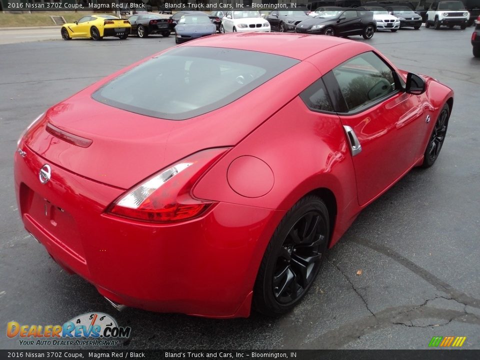 2016 Nissan 370Z Coupe Magma Red / Black Photo #4