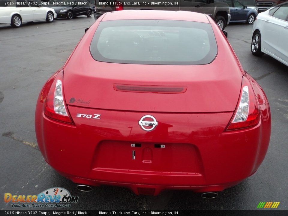 2016 Nissan 370Z Coupe Magma Red / Black Photo #21