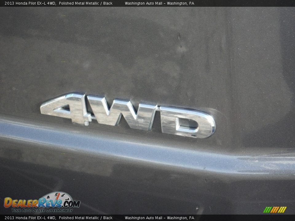 2013 Honda Pilot EX-L 4WD Polished Metal Metallic / Black Photo #8