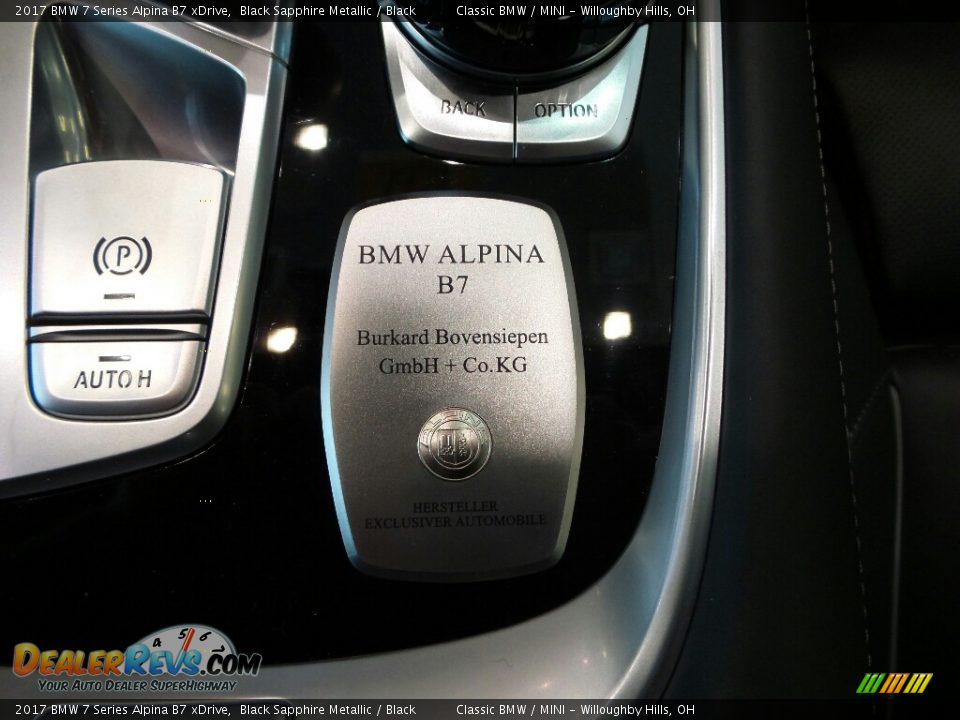 Info Tag of 2017 BMW 7 Series Alpina B7 xDrive Photo #7