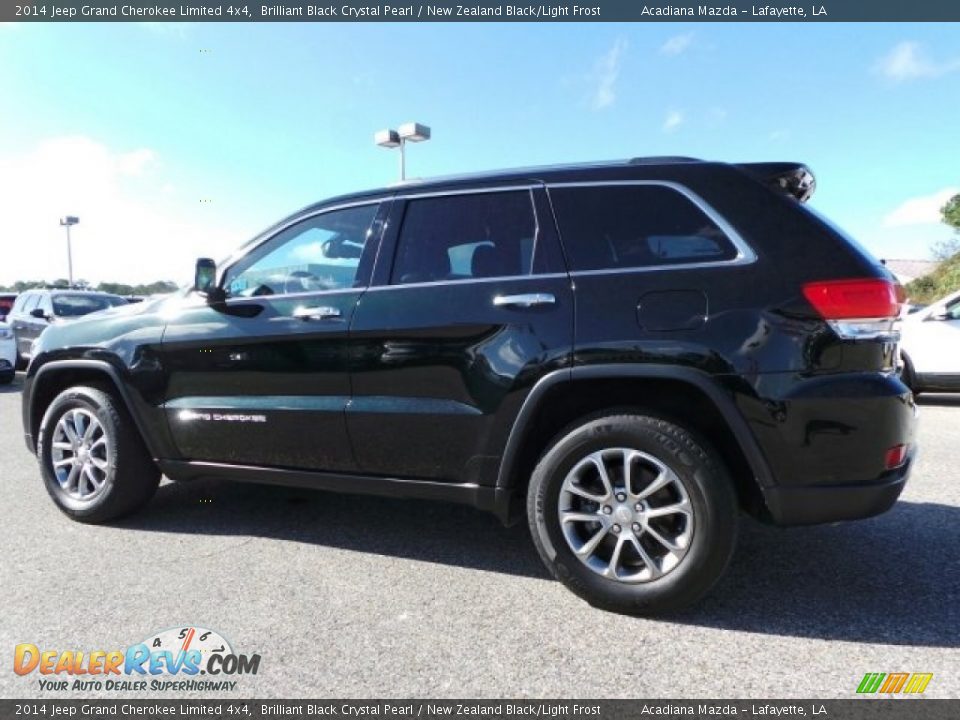 2014 Jeep Grand Cherokee Limited 4x4 Brilliant Black Crystal Pearl / New Zealand Black/Light Frost Photo #4